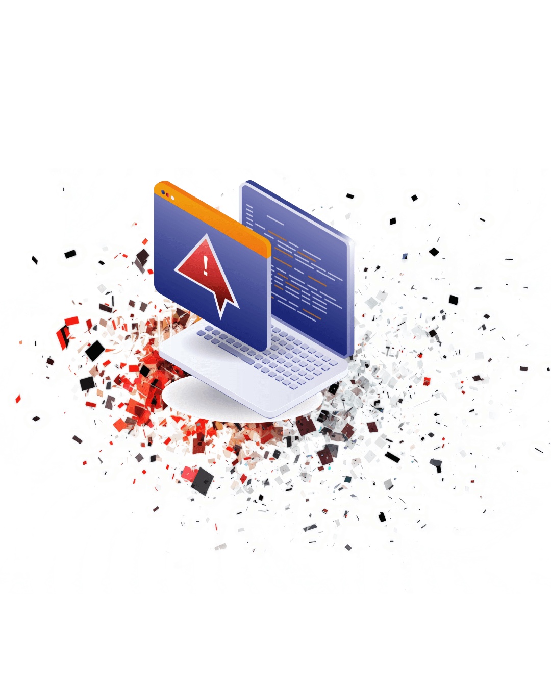 Bar chart illustration showing stalled and growing broker performance